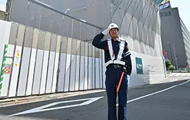 現場到着